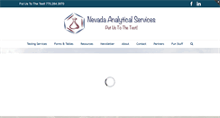 Desktop Screenshot of nevadaanalytical.com